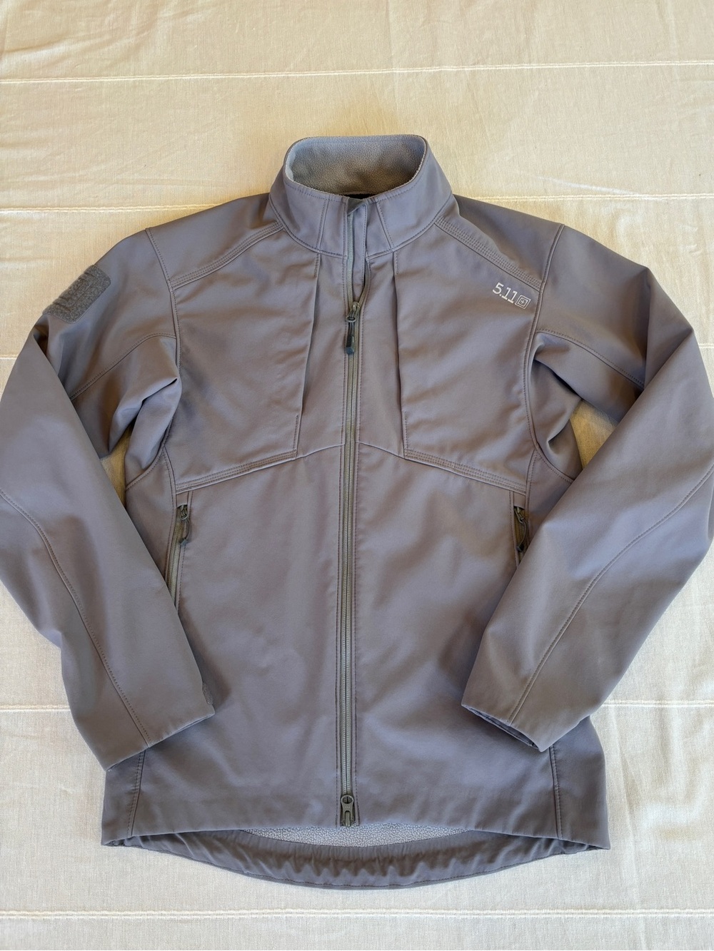 5.11 Tactical Sierra Softshell Jacket Lunar Gray Mens Outdoor Tactical 78005